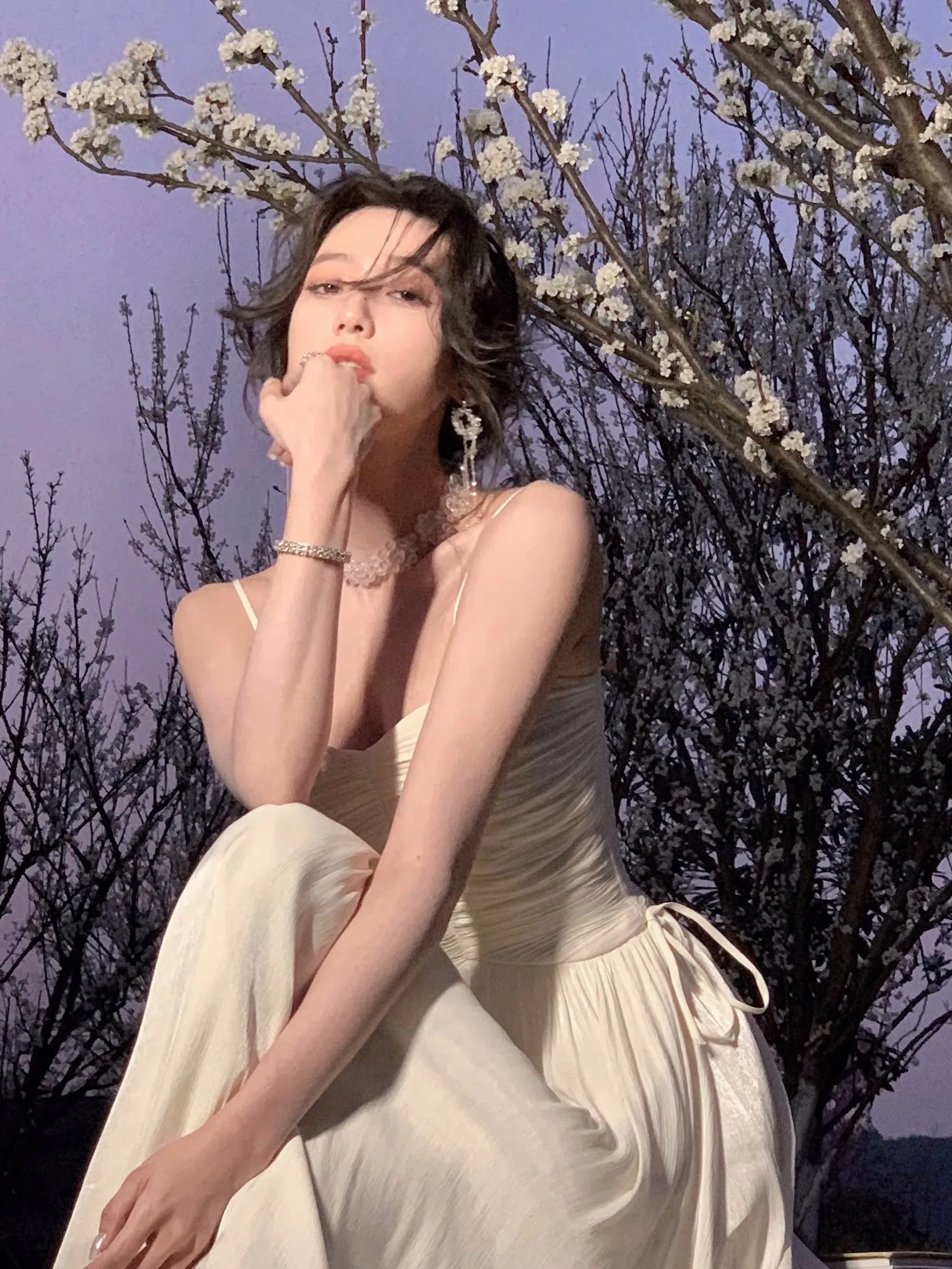 Elegant Shiny Midi Dresses for Women Evening Party Dress Prom Robe Vintage Solid Summer New A-line Spaghetti Strap Vestido Mujer