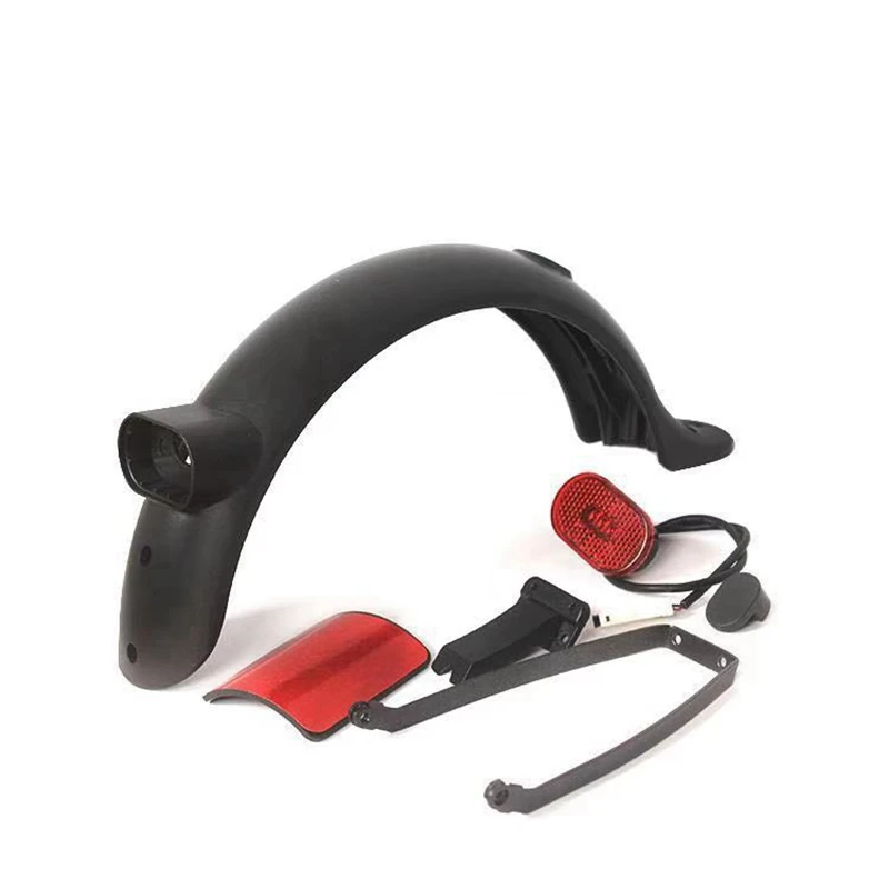 1 Set Electric Scooter Fender Kit Scooter Rear Mudguard With Light Kit For Upgraded Xiaomi M365 Pro Pro 2 1S