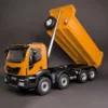 8x4 8X8 1/14 Hydraulic RC Tipper Car Metal 2-speed Radio Control Dump Trucks Painted Finished Sound Light Vehicle Model TH23650 5