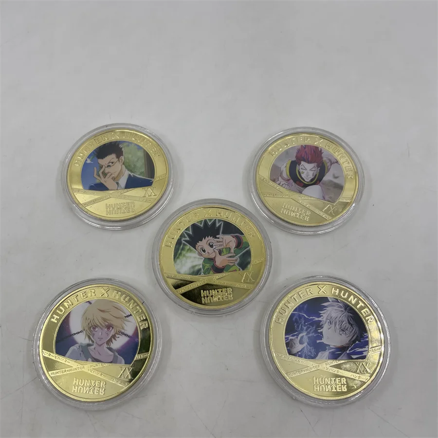 Anime Hunter X Hunter Gold Coin Cosplay Props GING FREECSS Hisoka Kurapika  Killua Zoldyck Commemorative Coins - AliExpress