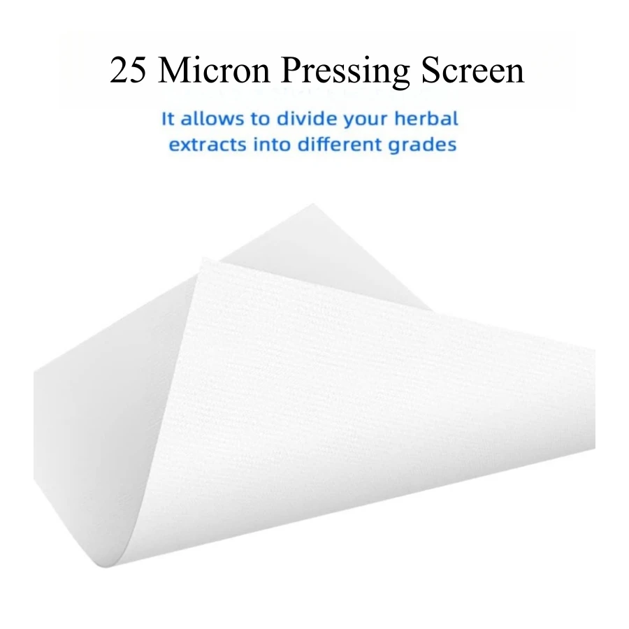 10PCS 25 Micron Herbal Hash Bubble Ice Bag Pressing Screens Essential Component for the Drying Process 4