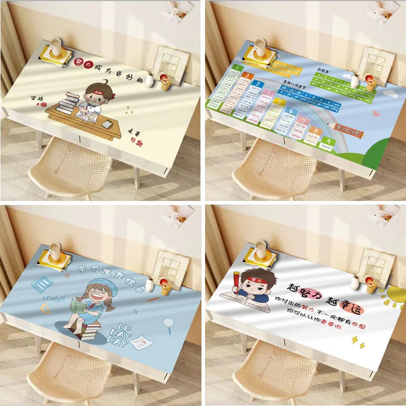 

D3Tablecloth waterproof and oil-proof meal primary school student study desk mat desk coffee table leather table mat