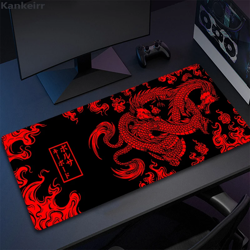 Red-Dragon-Desk-Mat-Gamer-Mouse-Pad-Office-Desk-Pad-Large-Mousepad ...