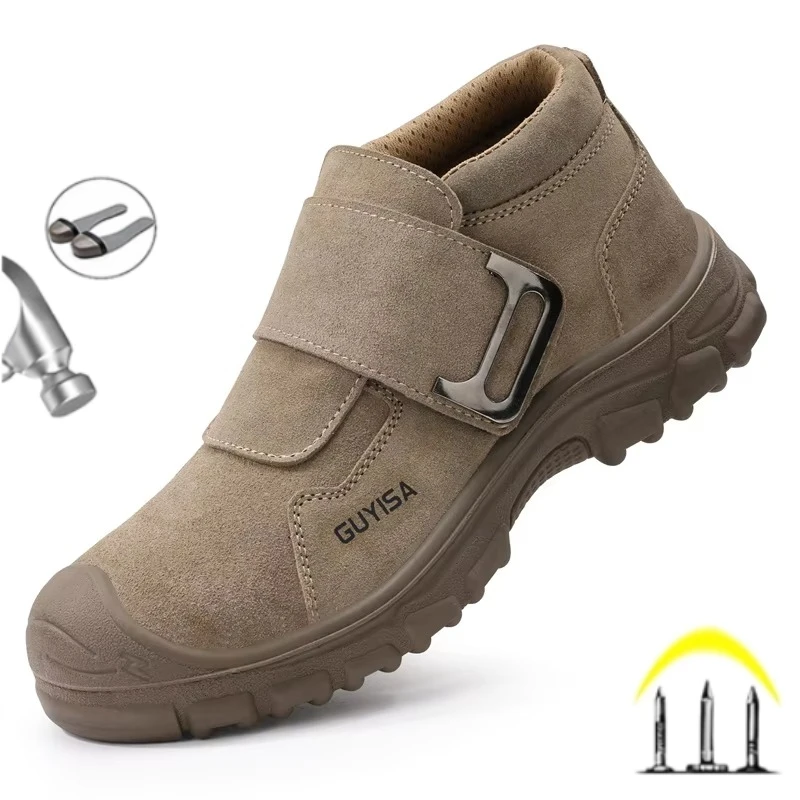 AntiScaldingElectricalShoesSoftBreathableSteelToeCapSafetyWorkBootsIndestructibleProtectionConstructionFootwear-AliExpress322