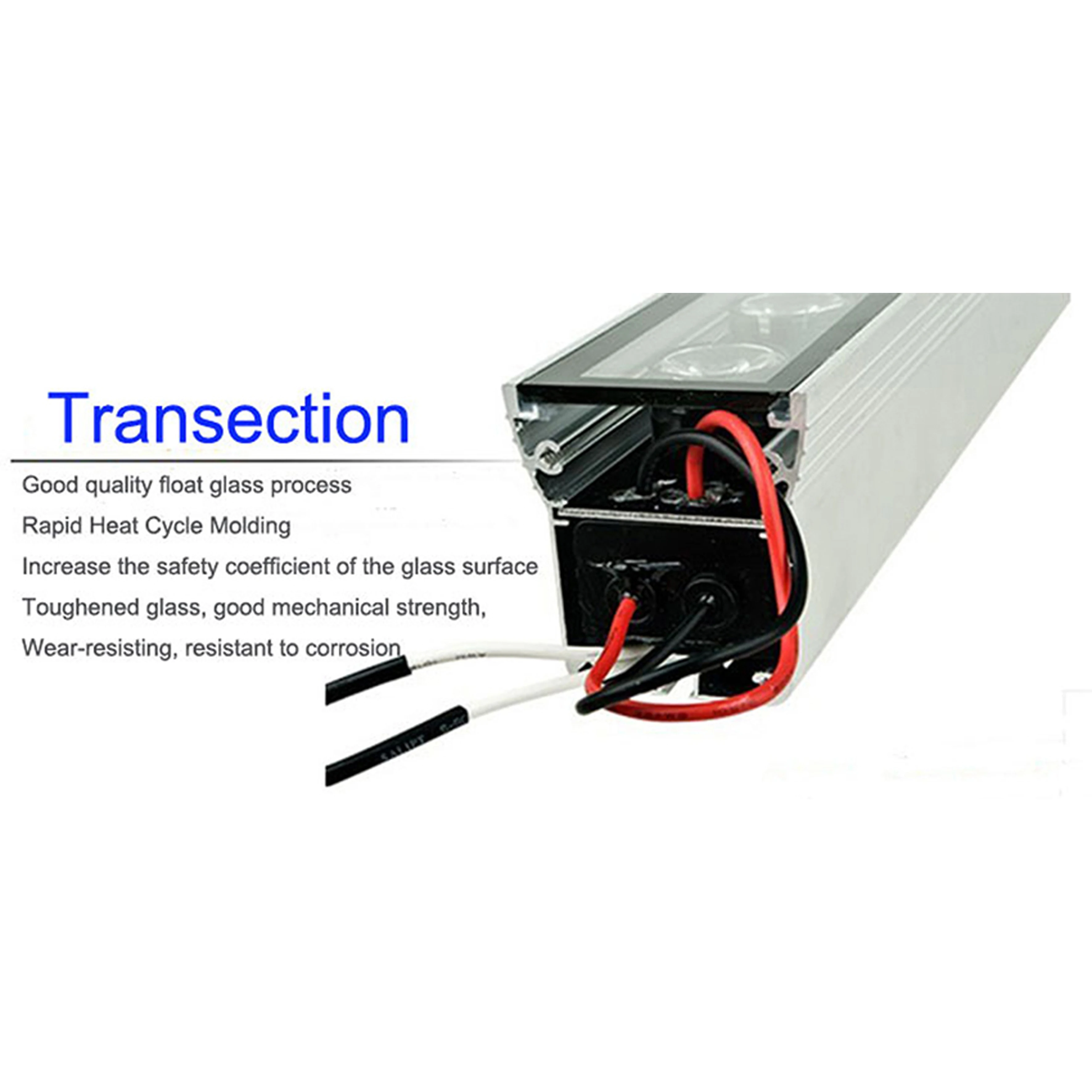 6PCS 18W RGB DMX LED Wall Washer Light Floodlight DMX512 Color Change Flood Lighting 85-265V Thick Housing