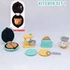 DIY Dollhouse Bear Biscuits 1/12 Miniature Furniture Toaster Oven Mixer Electronic Scale Model Set Kitchen Toys For Girl Gift 6