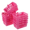 12 Pcs House Shopping Basket Tiny Mini Baskets with Handles Picnic Grocery Toy Children Room Miniature 5