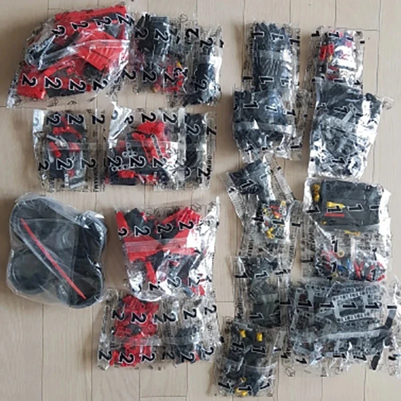 테크니컬 F1 럭셔리카 로고 빌딩 블록, 포뮬러 1 초고속 레이싱 차량 모델 또는 RC 브릭 장난감, 남자 친구를 위한 생일 선물