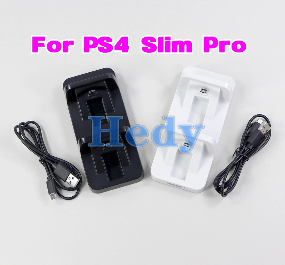 1Pc Usb Dual Charge Dock Per Controller Ps4 Supporto Per Supporto Di Ricarica Per Sony Playstation 4 Slim Pro Gamepad Controle Charger