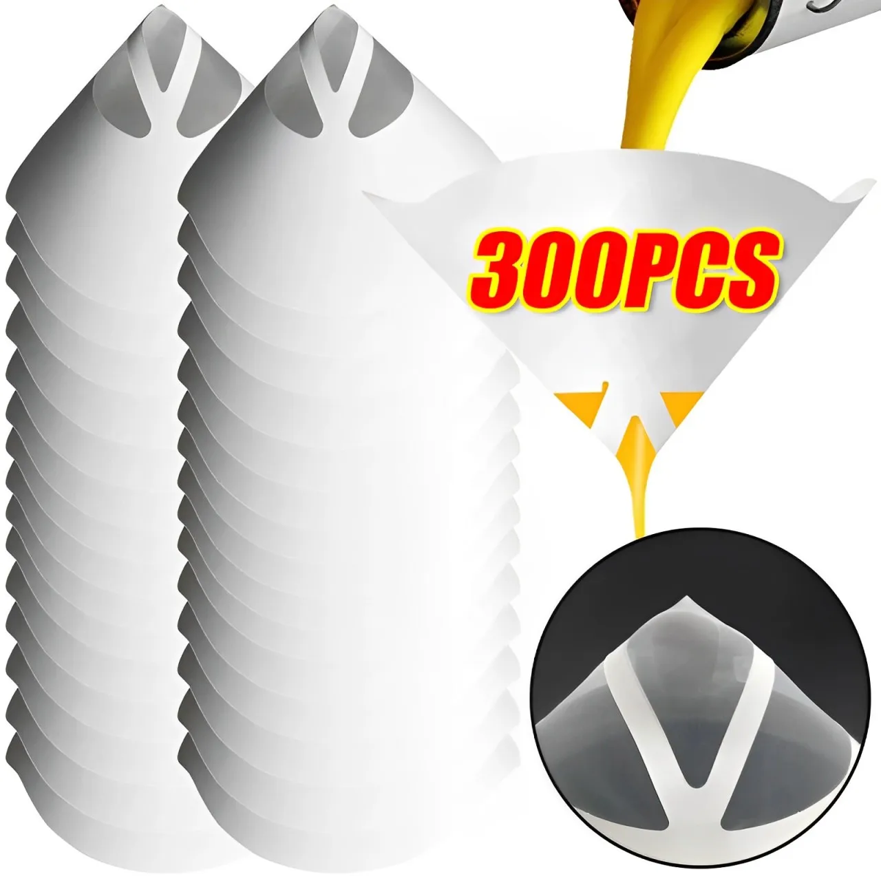 10/300Pcs Disposable Car Paint Spray Mesh Paper Filter, paint filter,paper filter