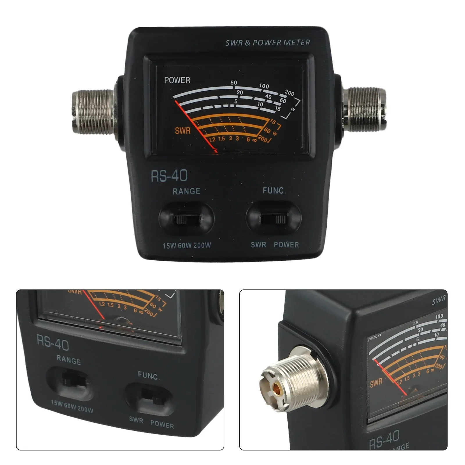 NISSEI RS-40 Standing Wave Meter Power Meter RS40 UV Dual Band SWR