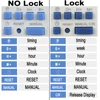 Timer switch din rail mount relay digital TP8A16 weekly clock programmable electronic microcomputer 220V48V 30A 12V AC ring bell 5