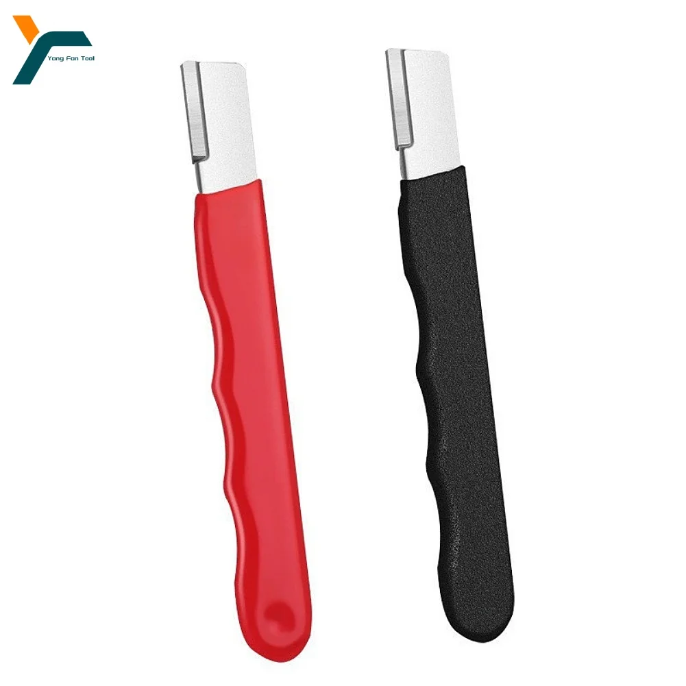 Forbici per affilare i coltelli Raschietto per molatura rapida Utensile da taglio portatile in metallo Forbici Potatore Ascia Affilacoltelli Trimmer Smerigliatrice