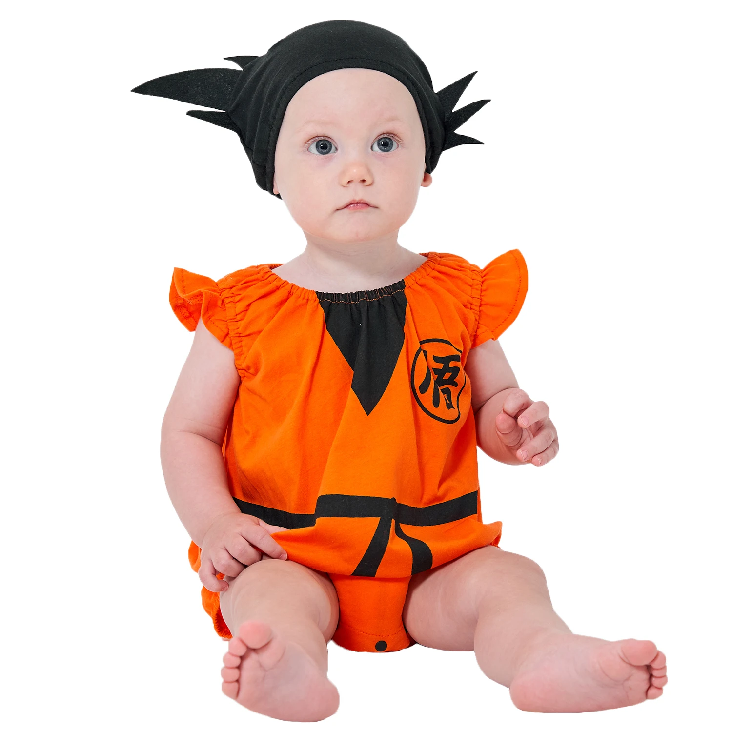 Pyjama Dragon Ball Z Goku pour nouveau-né, barboteuse en pur coton,  grenouillère pour bébé, vêtements