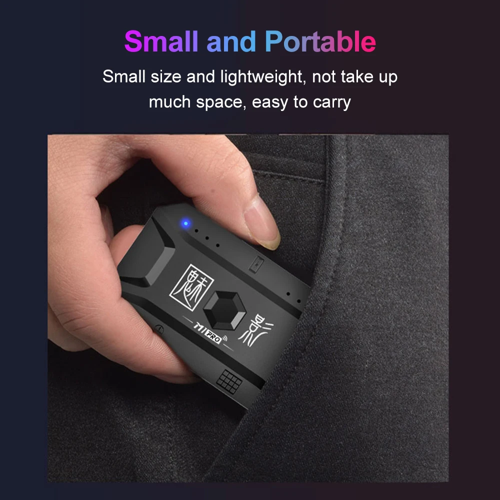 Converter Adapter Portable Keyboard Mouse for Mobile Game BT5.0 Support Android iOS System