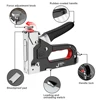 4 In 1 Manual Nailing Gun Construction Stapler Heavy Duty Air Nail Woodworking Special Staple Book Household DIY With 600 Staple 4