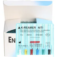 10 Packs Dental K-REAMERS NITIFLEX FILE 21/25mm 15-40 NiTi Flexible Endo Root Canal Files Hand Use Endodontic Dentistry Products 2