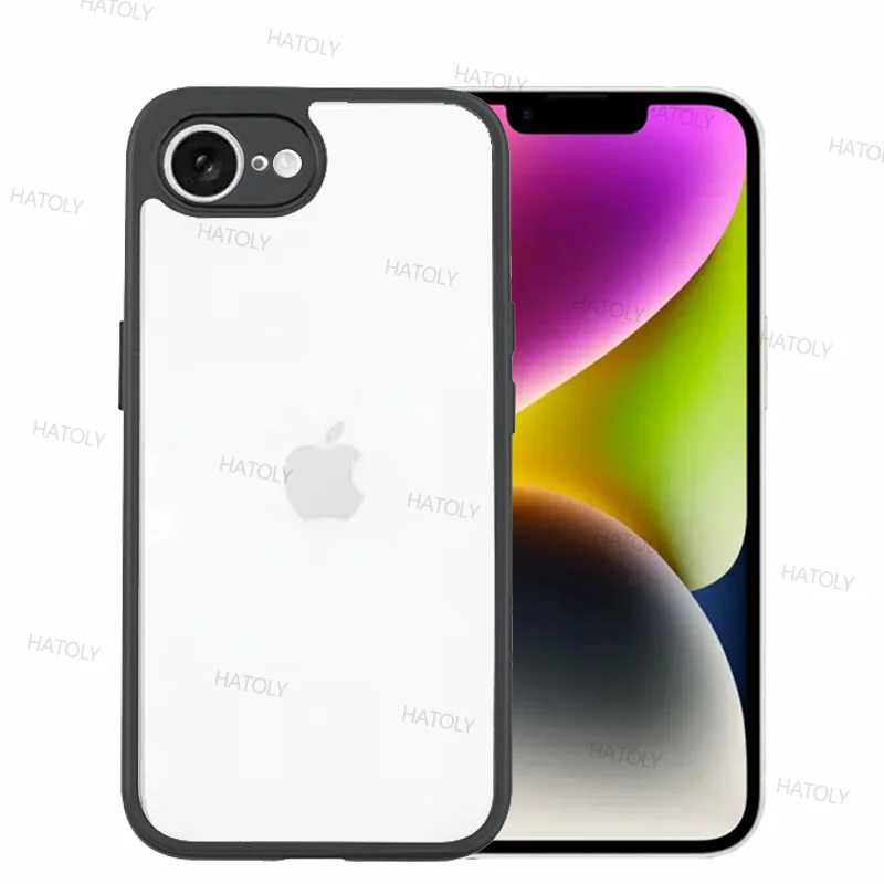 Luxury Clear Shockproof Phone Case - Premium PC + TPU Protective Back Cover