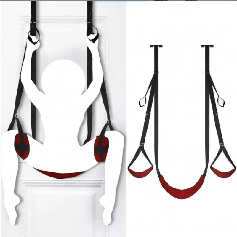BDSM Door Swing Adjustable SM Games Bondage Swing Spreader Open Legs Women Adult Sex Toys for Couple Sex Flirting