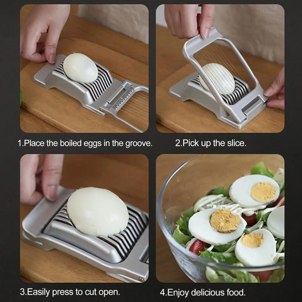 Egg Slicer for Hard Boiled Eggs Egg Cutter Strawberry Slicer Heavy