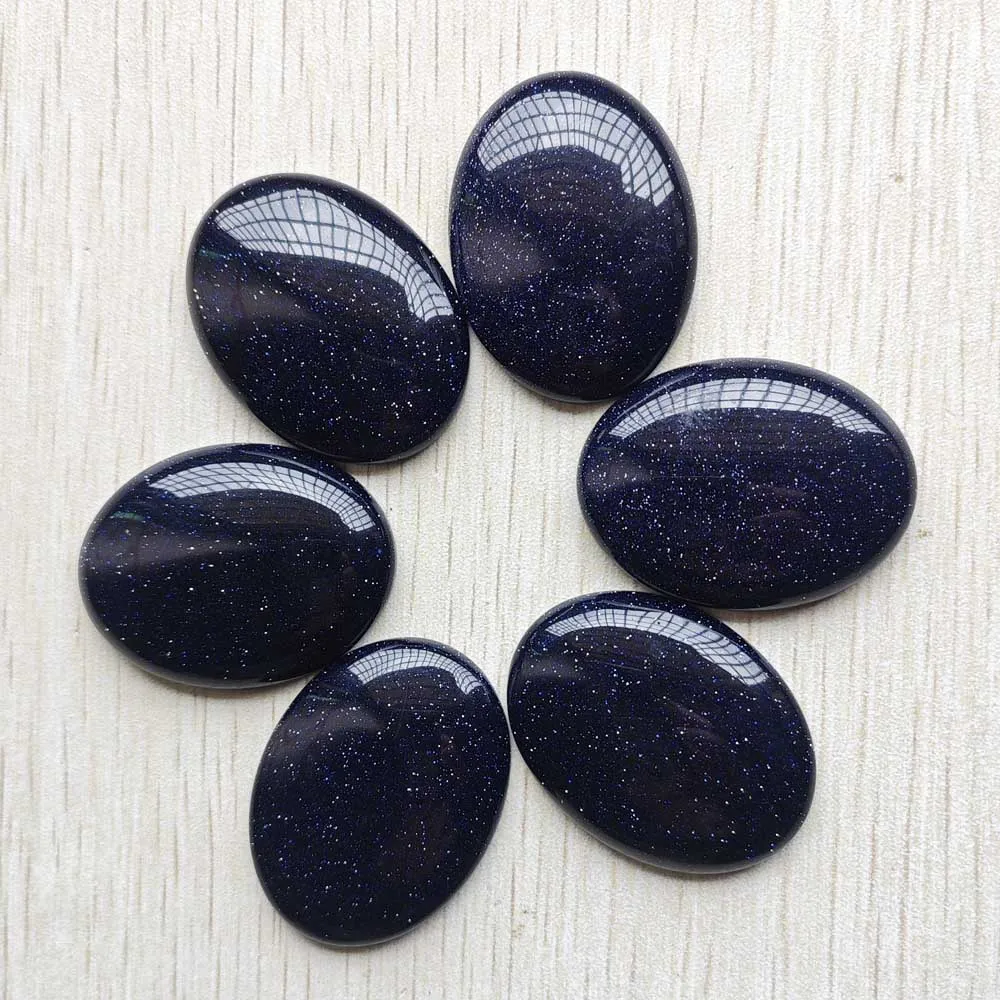 

Good quality blue sand Stone Oval CAB CABOCHON 30x40mm beads for Diy jewelry making free shipping Wholesale 6pcs/lot