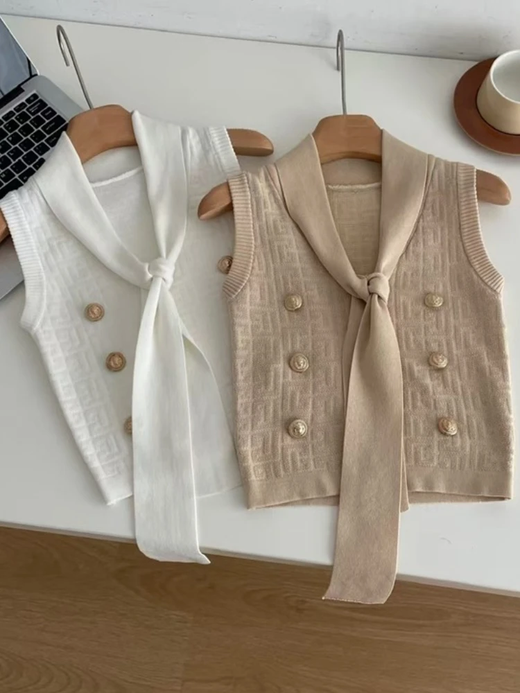 Autumn Knitted Sweater Vest for Women