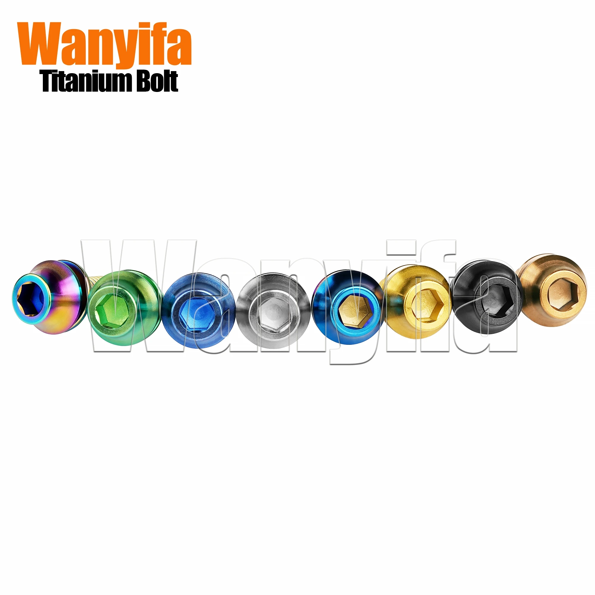Titanium Bolts M5x12mm Round head with Gasket Screws for MTB Bicycle Cycling Water Bottle Cage Holder bicycle water bottle cage bicycle bottle holder bicycle bottle cage screws