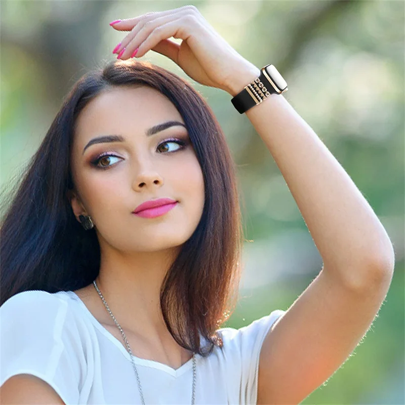 รูปสินค้า สายนาฬิกาเพชร สวยหรู เข้ากับทุกสไตล์