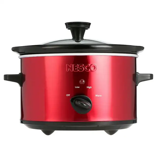 1.5 Qt Slow Cooker (Metallic Red) | NESCO®