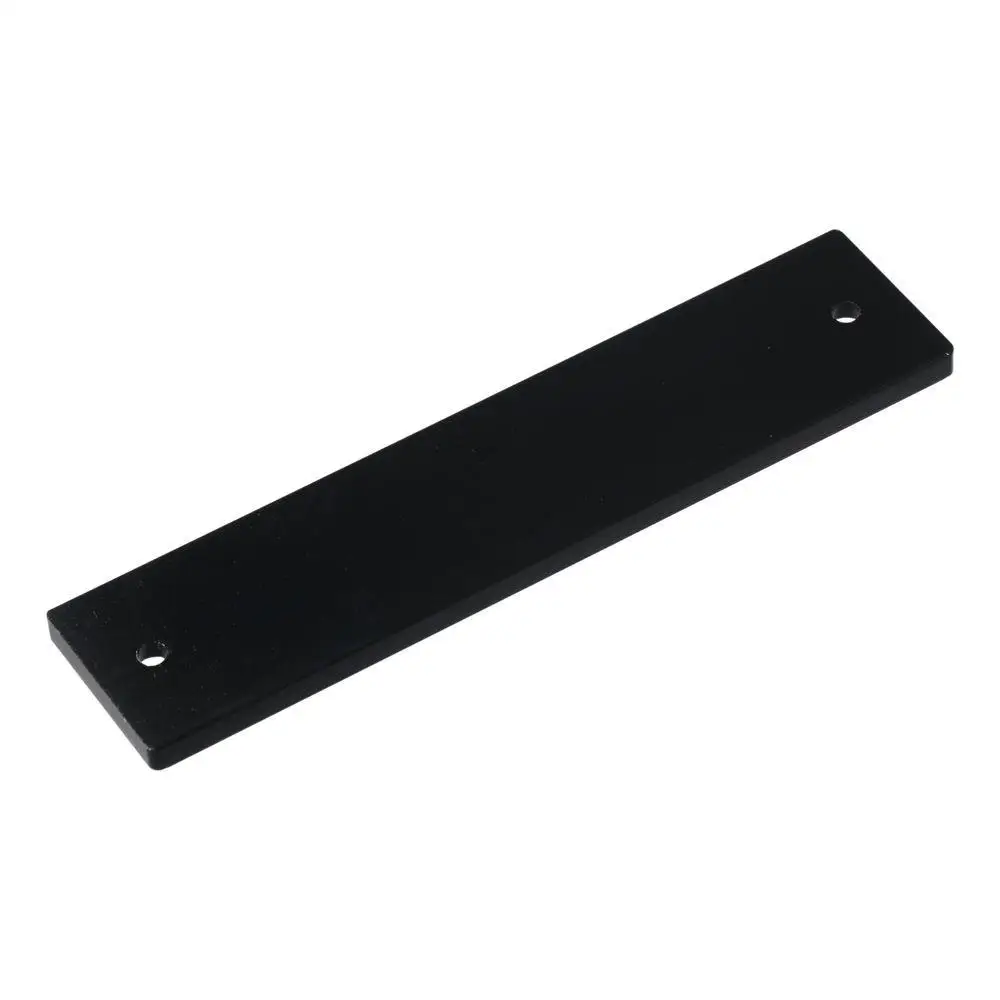 Zinc Alloy Barn Door Handle Rectangle Black Recessed Finger Pull 6 Inches Flush Pull Gates Garages Sliding Doors