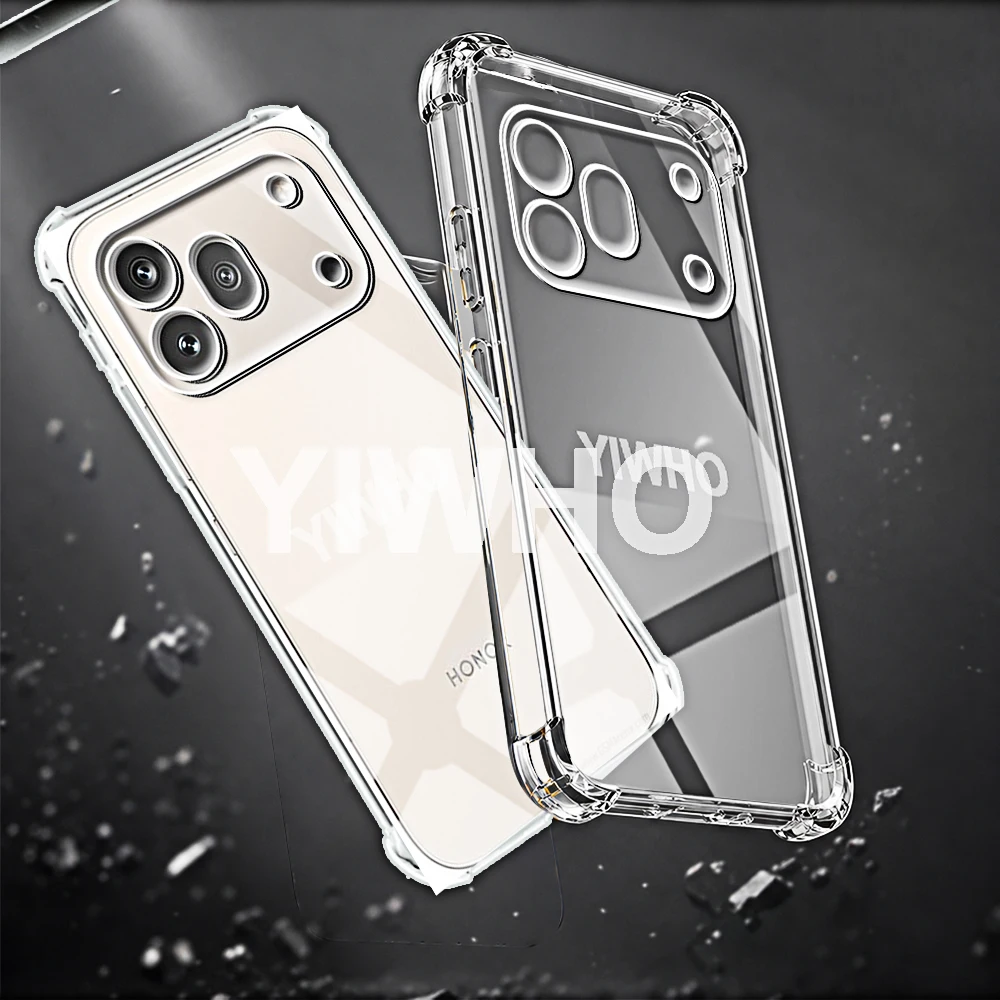 Clear Shockproof Phone Case - Soft TPU Transparent Back Cover