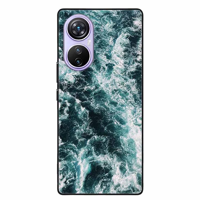 Lovely Marble Print Silicone TPU Phone Case - Soft Back Cover