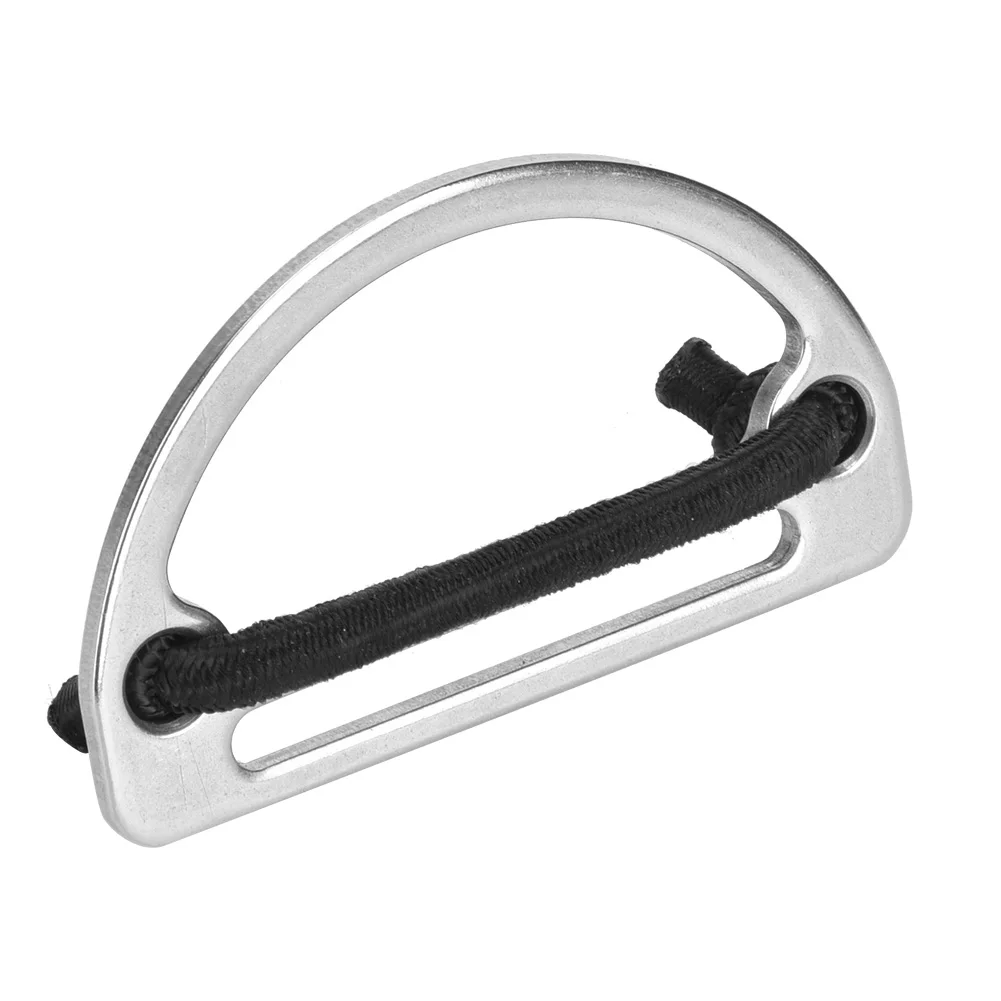 Premium 316 Stainless Steel D-Ring Belt Buckle & Webbing Strap Keeper