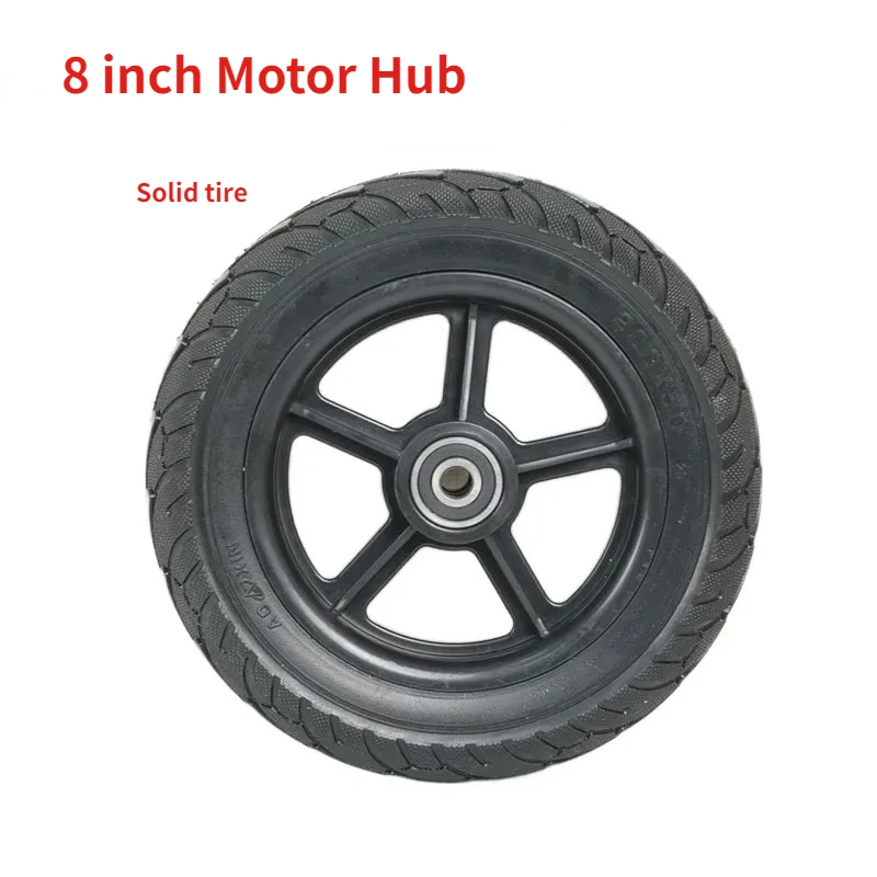 

8 inch Electric Scooter Training Wheel Front Solid Tire Solid Whole Wheel Set Integrated Wheel Hub Tire Hoverboard Accessories