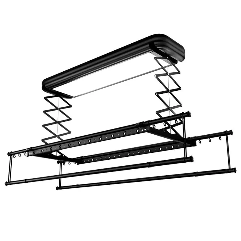 Hidden electric clothes hanger remote control lifting intelligent