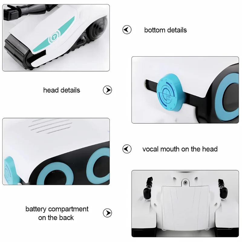 Smart Robots Emo Robot Dance Voice Command Touch Control Singing Dancing Talkking Interactive Toy Gift for Kids 5