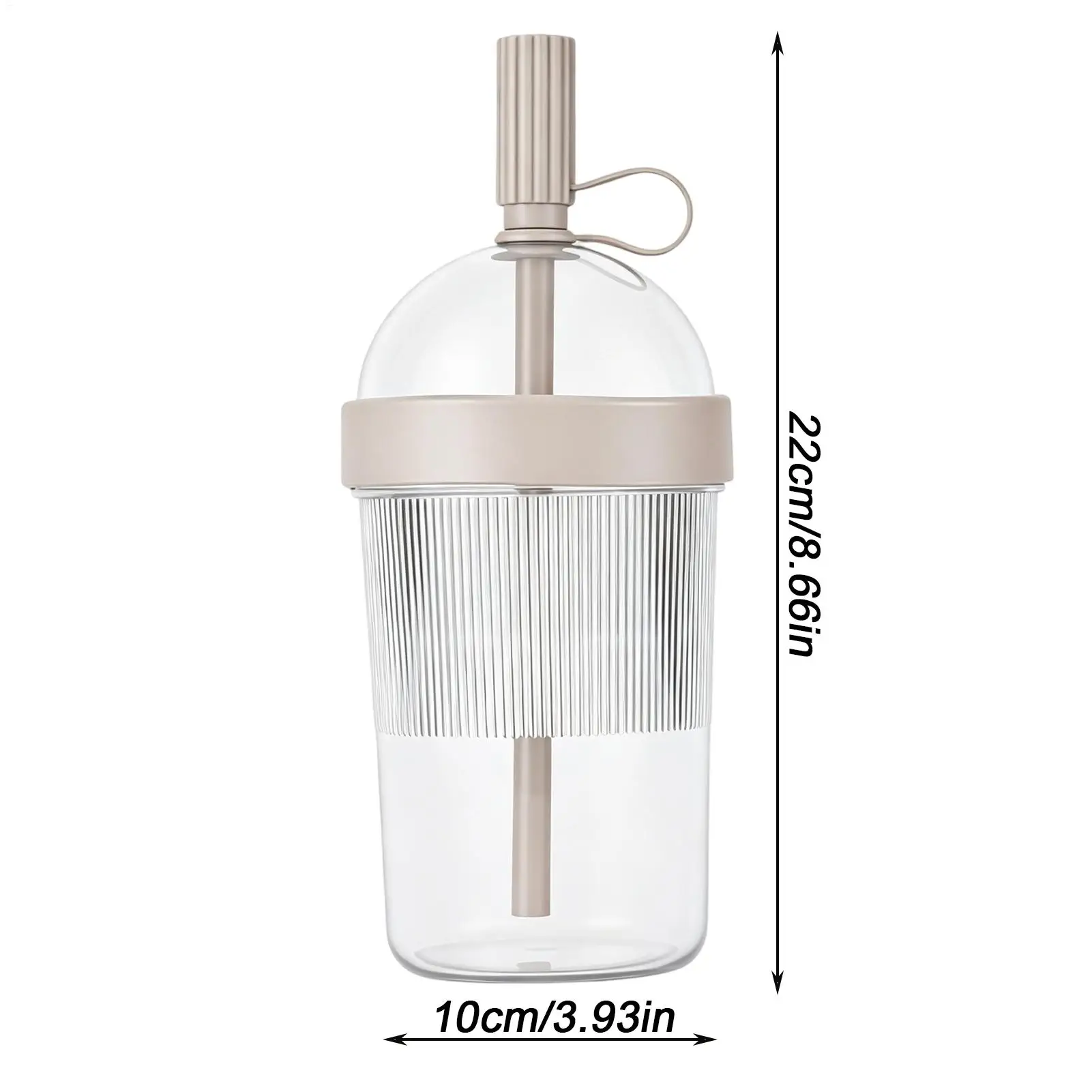 Eco-Friendly 17oz Reusable Tumbler with Lid and Straw - Perfect