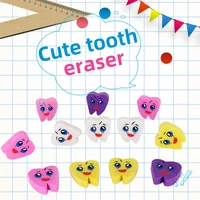 Gommes dentaires créatives en forme de dents pour enfants, belle gomme en caoutchouc pour enfants, dentiste, clinique dentaire, école, excellent cadeau pour les enfants 6