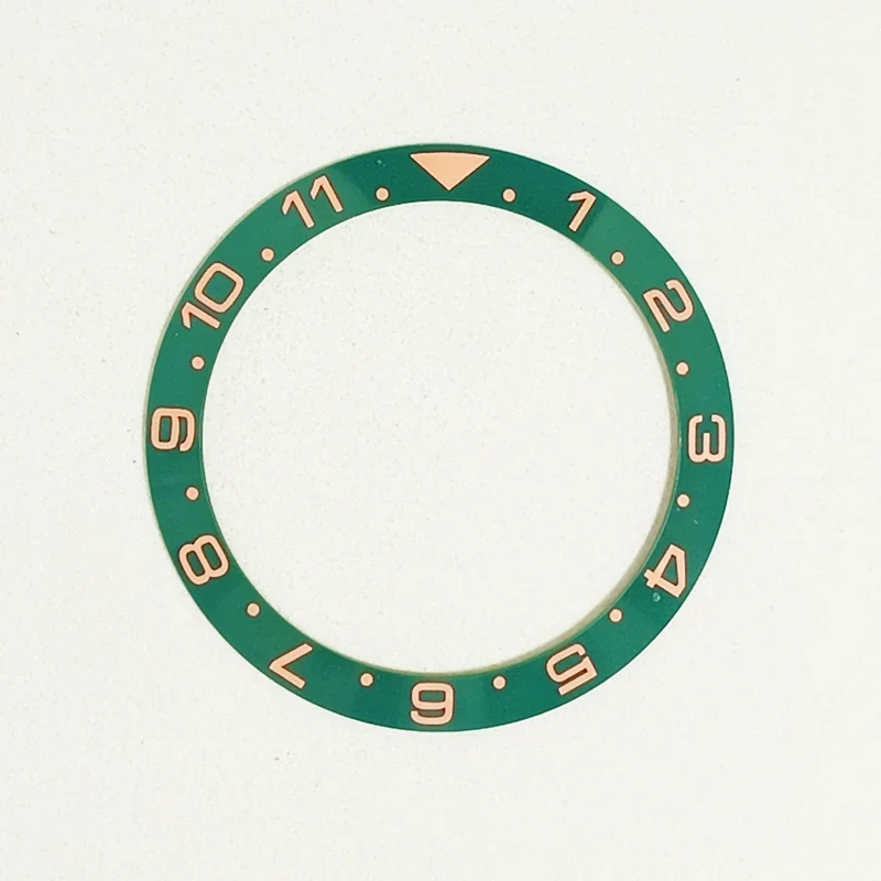 38mm Ceramic Bezel Insert GMT Digit Insert Ring Inner Diameter 30.5mm Fits SUB 40mm Mens Watch Case Modification Accessories