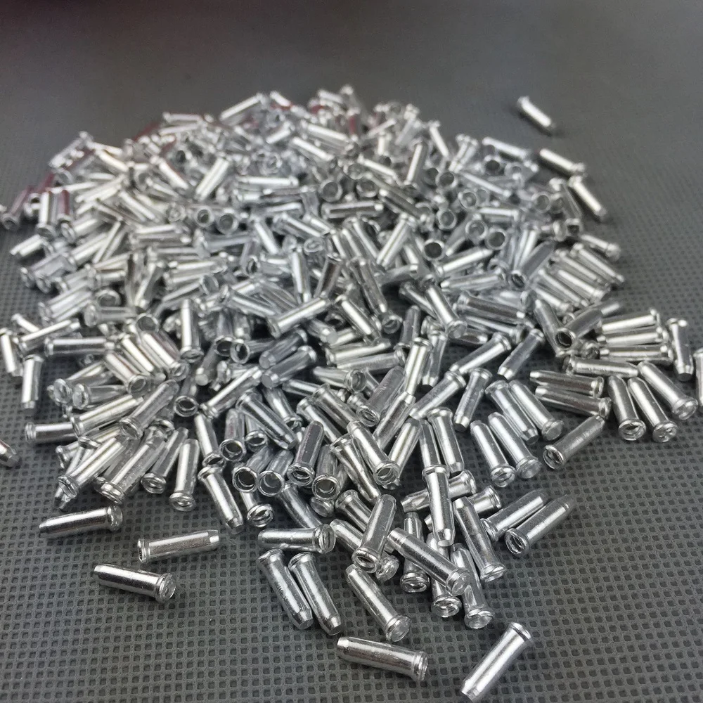Embout de câble de frein 7 x 10 mm en acier vintage pour vélo