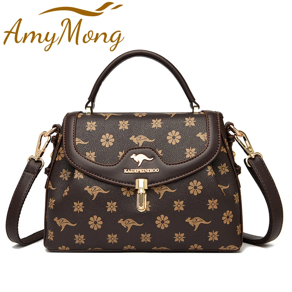 

Vintage 3 Layers Designer Luxury PU Leather Small Handbags and Purses Women Shoulder Ladies Shopper High Quality Messenger Sac