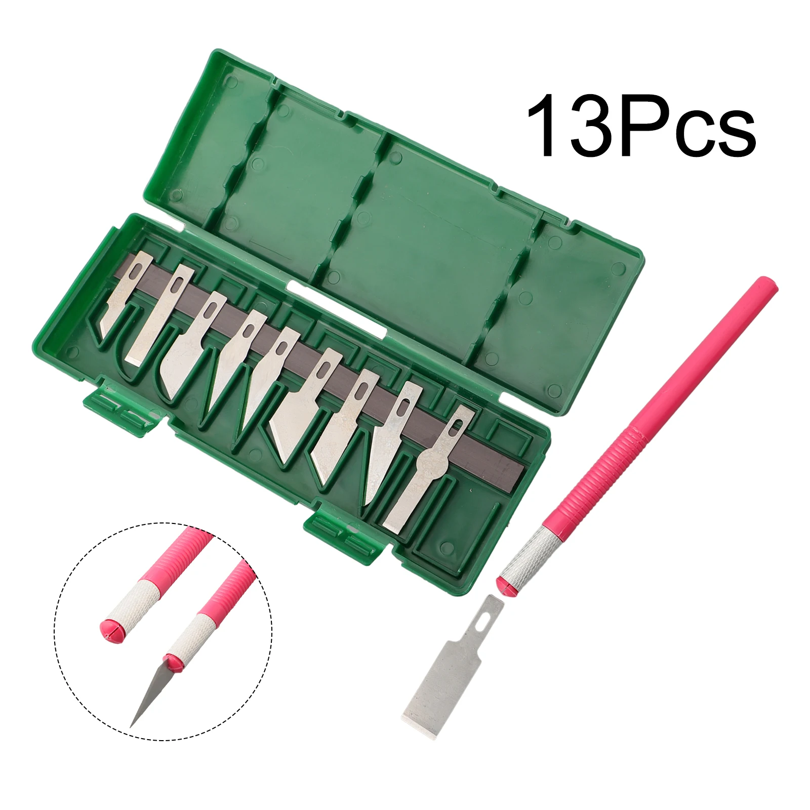 

13Pcs Set Art Carving Cutter With Box Premium Paper Sticker Cutter Wood Carving Blade Precision Hand Tool Art Carving Tools