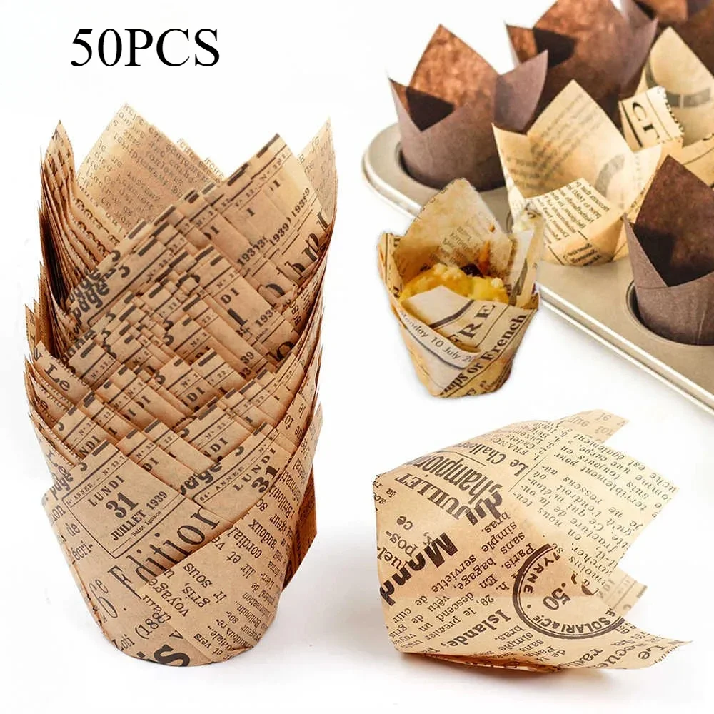 Newspaper Style Baking Cups 1