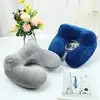 Portable U-Shape Travel Pillow For Airplane Car Inflatable Neck Pillow Comfortable Pillows For Sleep Home Travel Accessories 1