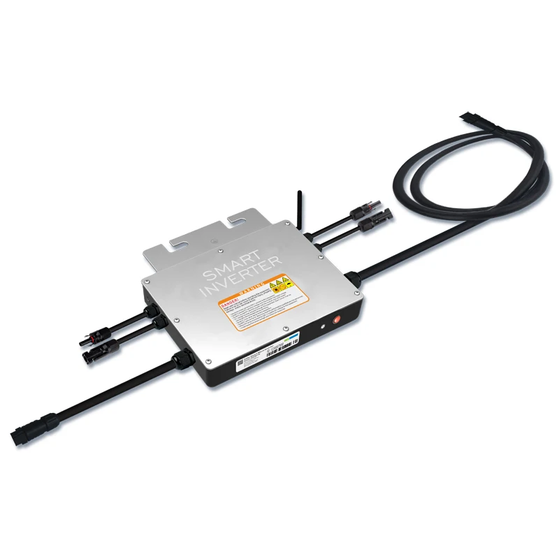 태양광 그리드 전압 마이크로 인버터 600W 700W 800W 태양광 변환기 모바일 WiFi DC 20-60V AC 120V 230V 방수 DC 연결