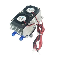 Système de refroidissement thermoélectrique Peltier, refroidisseur indispensable, semi-conducteur, climatiseur, extérieur, intérieur, bricolage, 144W, 12V 2