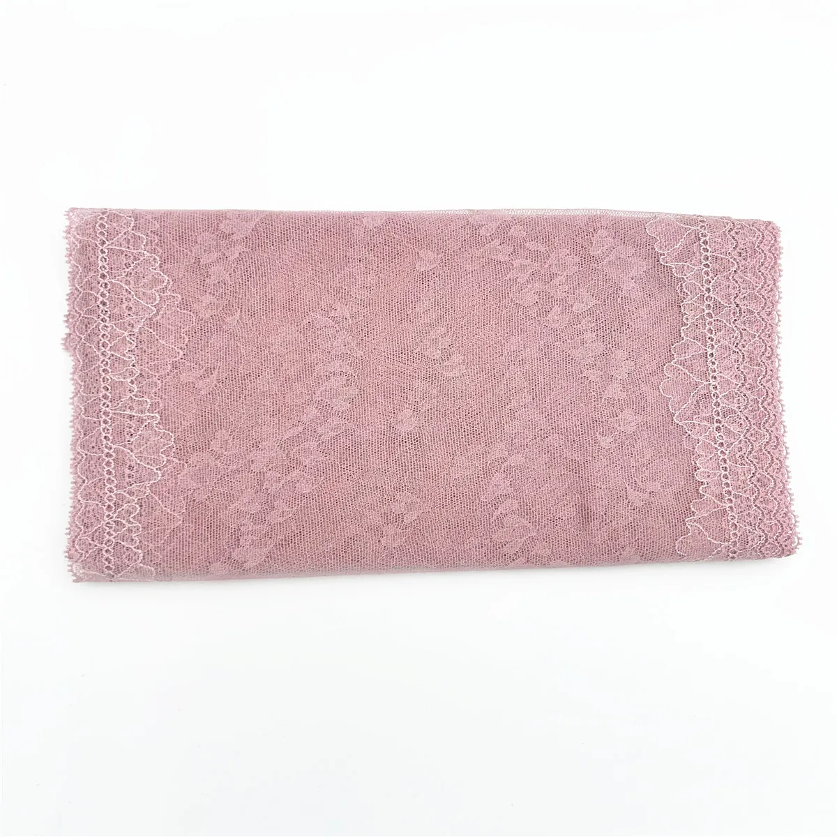 3y/lot Width 26cm Soft Blush Pink Shiny Elastic Stretch Lace Trim For Lingerie Sewing Craft DIY Apparel Fabric Garment Accessory 6