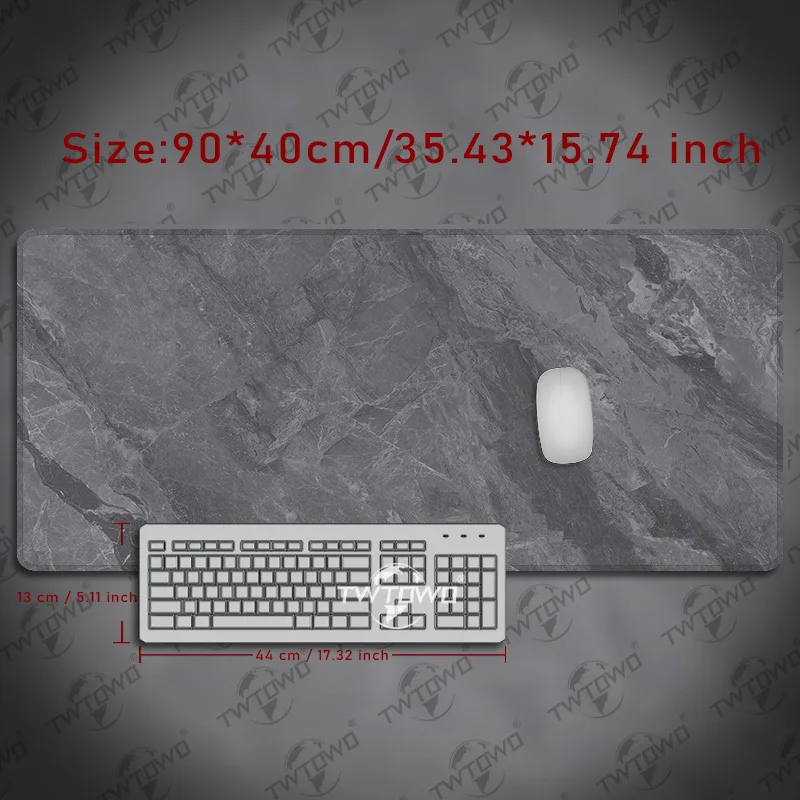 لوحة ماوس قيمنق XL رخام رمادي