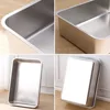 New Stainless Steel Cat Litter Box Easy To Clean Large Capacity Cat Toilet High Sided Cat potty Cat 5