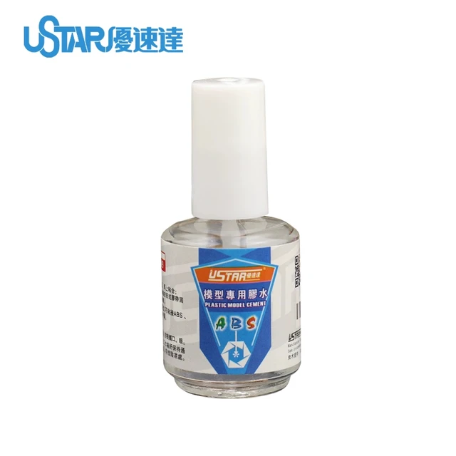 U-STAR UA-90109 Plastic Model Cement 20ml Model Specific Quick Drying  Adhesive with Brush Model